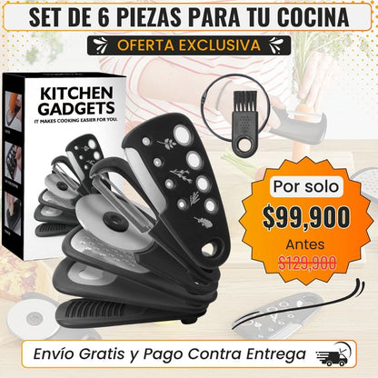 Set de 6 Piezas para tu Cocina SmartHome